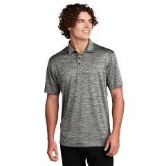 Sport-Tek PosiCharge Electric Heather Mens Short Sleeve Polo Shirt