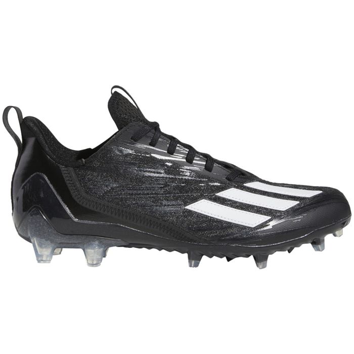 adidas Adizero Men's Football Cleats in Black and White, Lightweight and  Quick for On-Field Performance