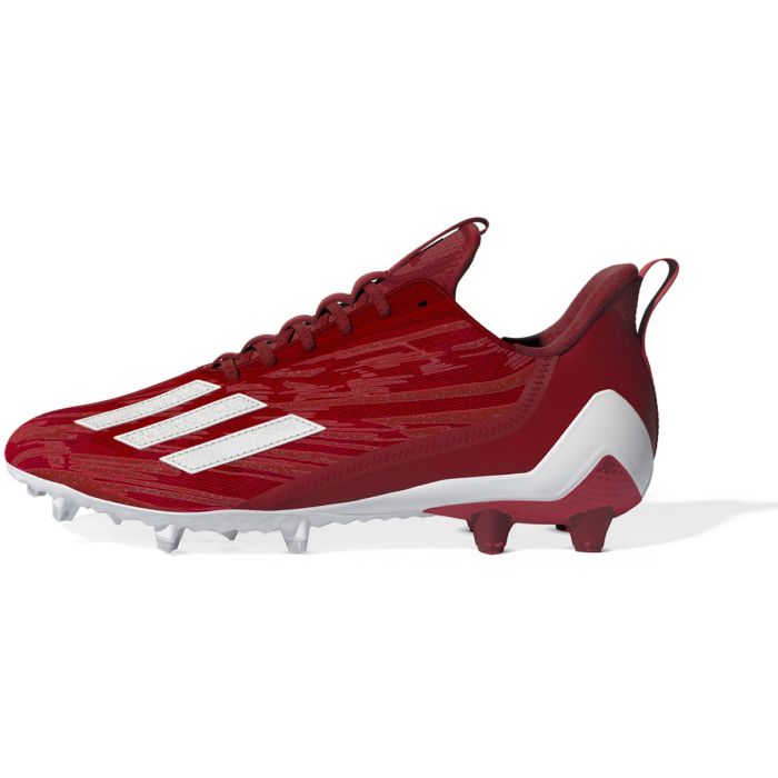 adidas Adizero Mens Football Cleats in Red and White GW5058