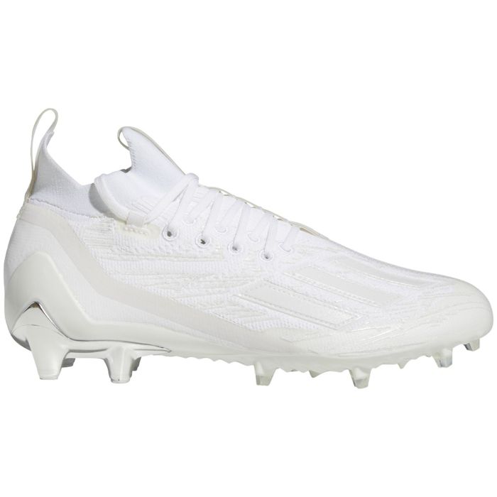 adidas Adizero Primeknit Mens Football Cleats in White and Silver GX5420