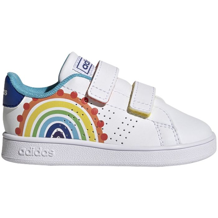 Illusie Puno Trojaanse paard adidas Advantage Toddler Tennis Shoes with Rainbows | GV6825