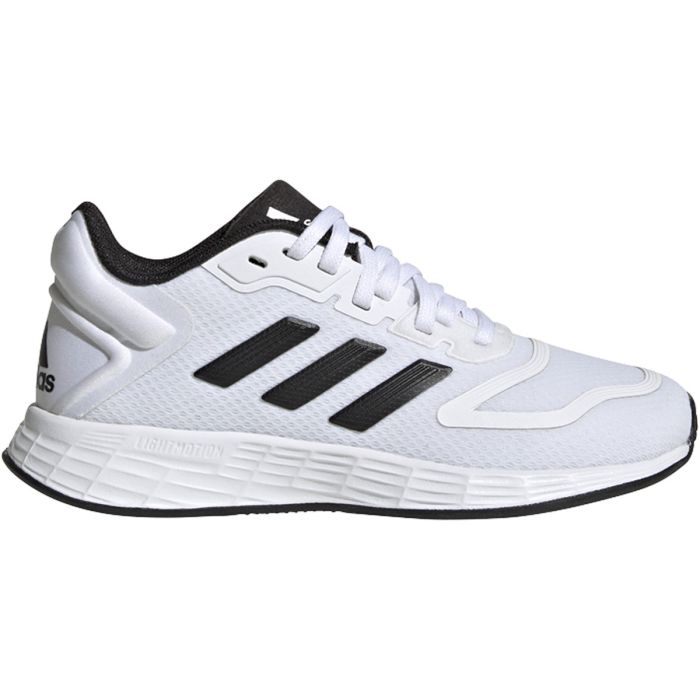 adidas Duramo 10 Kids Running Shoes in White and Black HP5825