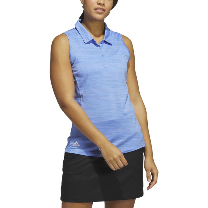 vest aflange personificering adidas Spacedye Sleeveless Womens Golf Polo | HS3134