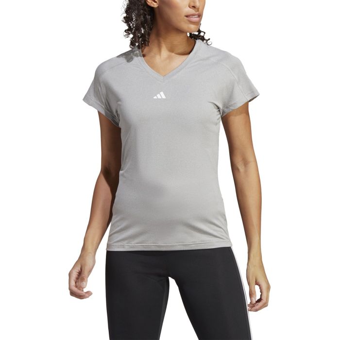 | adidas Train Women\'s Essentials T-Shirt HR7877 Minimal Neck V