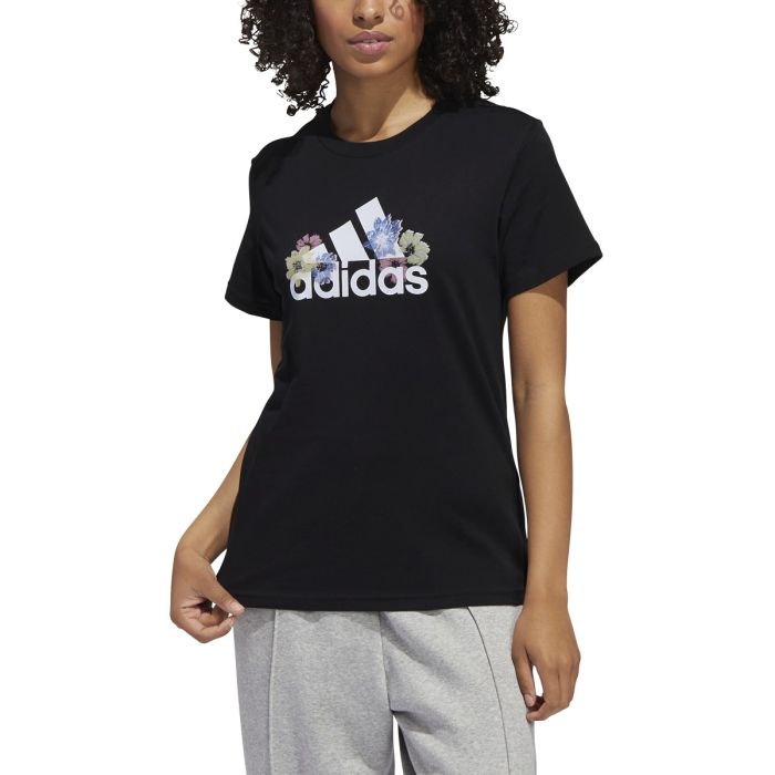 adidas Womens Floral Graphic Tee
