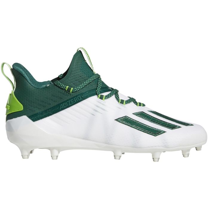 Designer Pattern Low Football Cleats Money Green / 8 M