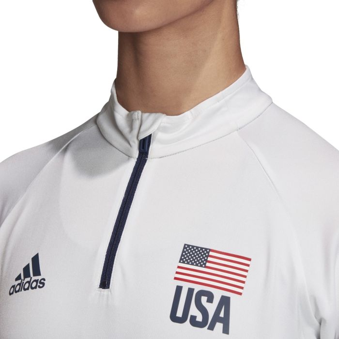 adidasadidas USA Volleyball 1/4 Zip Tee Camicia Uomo Marca 