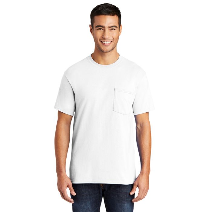 Port and Company Core Blend Pocket Mens Tall T-Shirt | PC55PT