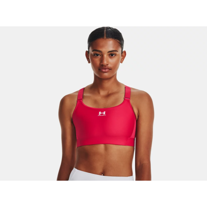 Under Armour high support crossback sports bra in black