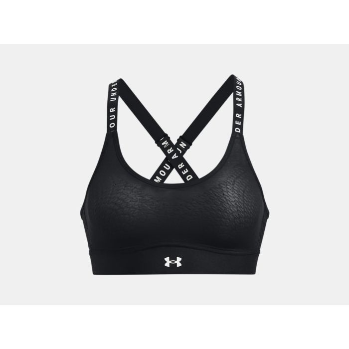 Under Armour Infinity Mid Women's Sports Bra - Enhanced Support and Comfort, 1351990-001
