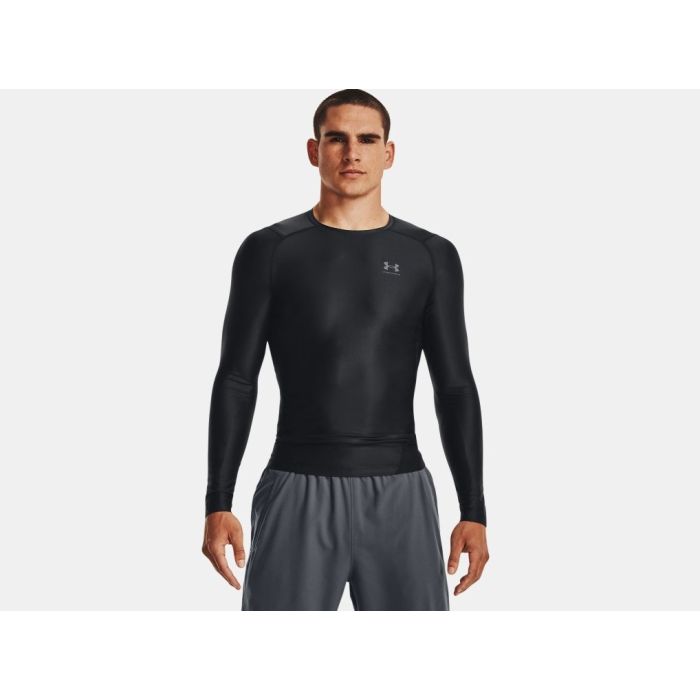 Under Armour Iso-Chill Long Sleeve T-Shirt in Black-Pitch Gray 1365227-002