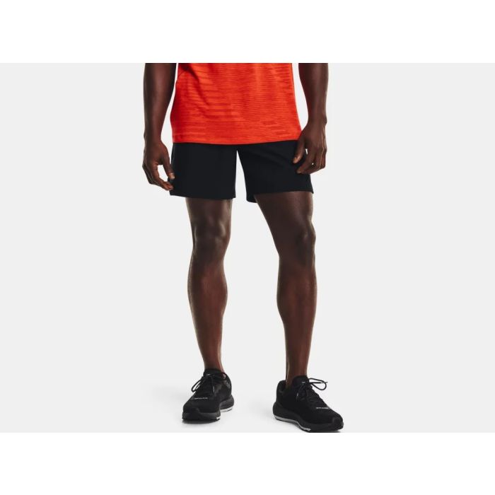 Under Armour Speedpocket Vent Mens Shorts in Black-Reflective