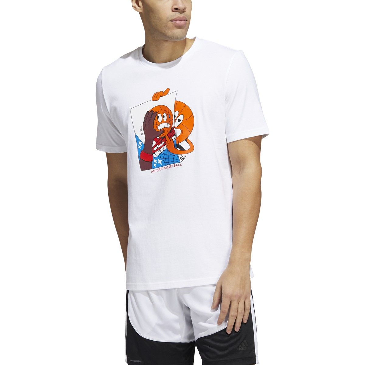 bar limoen Toegangsprijs adidas Posterize Mens Basketball T-Shirt HL0092 HK6722