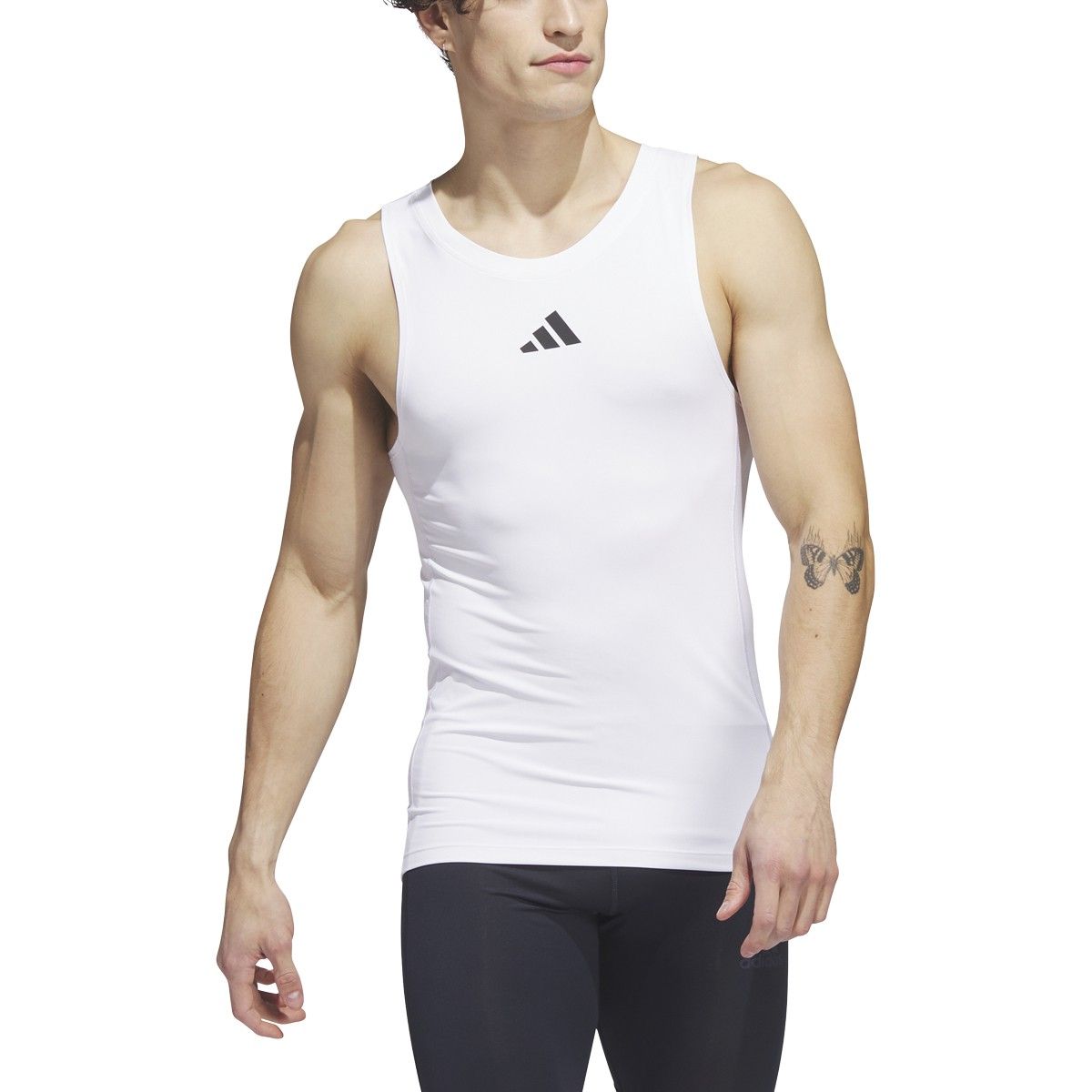 adidas Techfit Sleeveless Fitted Top - Mens Training