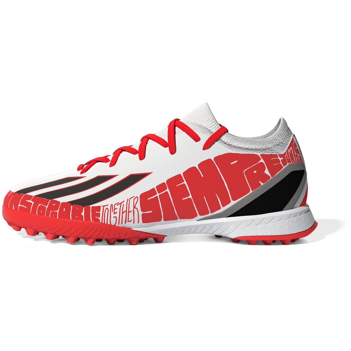 Wafel Egypte interieur adidas X SpeedPortal Messi.3 Turf Shoes in White and Red GW8395