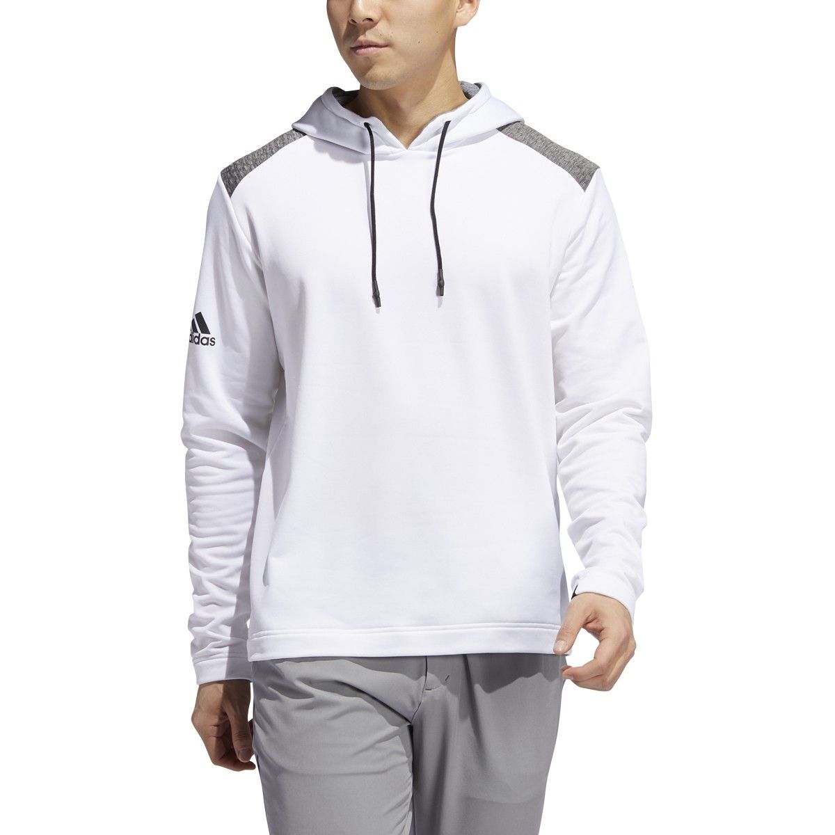 Adidas golf hoodie discount white