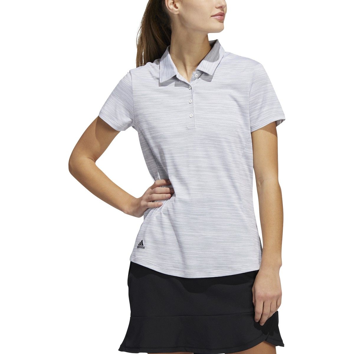 immunisering Regelmæssigt Øjeblik adidas SpaceDye Short Sleeve Polo Shirt - Womens Golf | HA6069