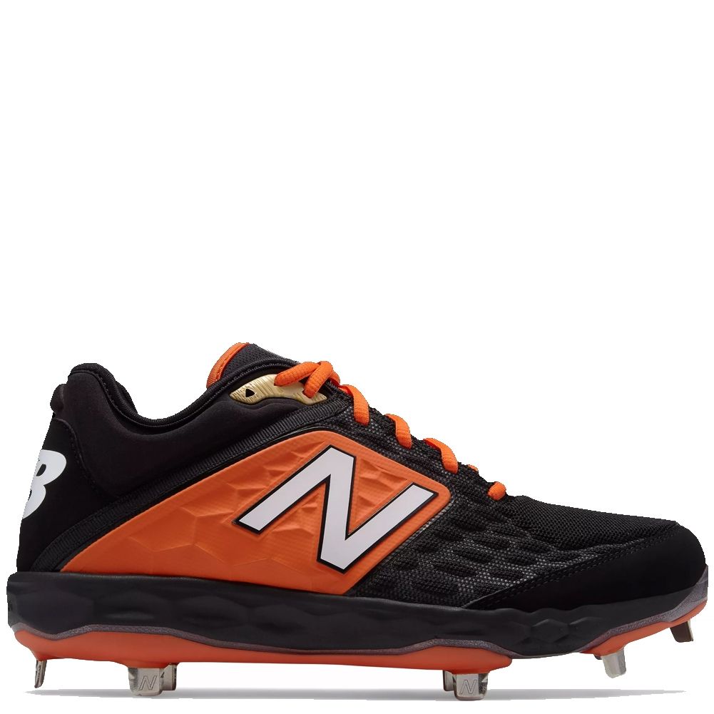 Orange new discount balance baseball cleats
