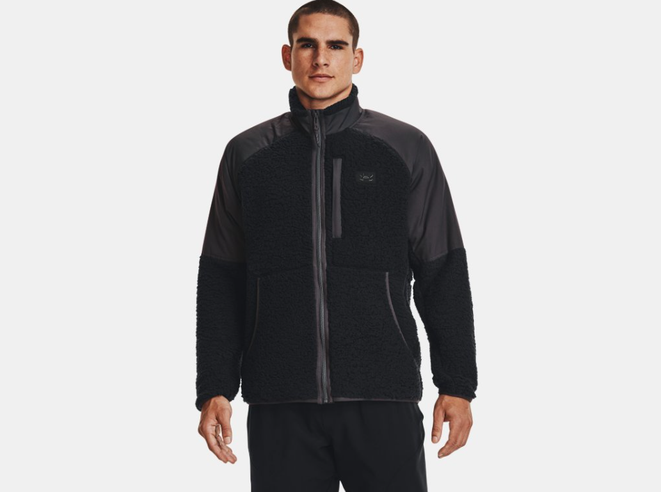 Under Armour Legacy Mens Zip Sherpa | Warm Athletic 1373655-001