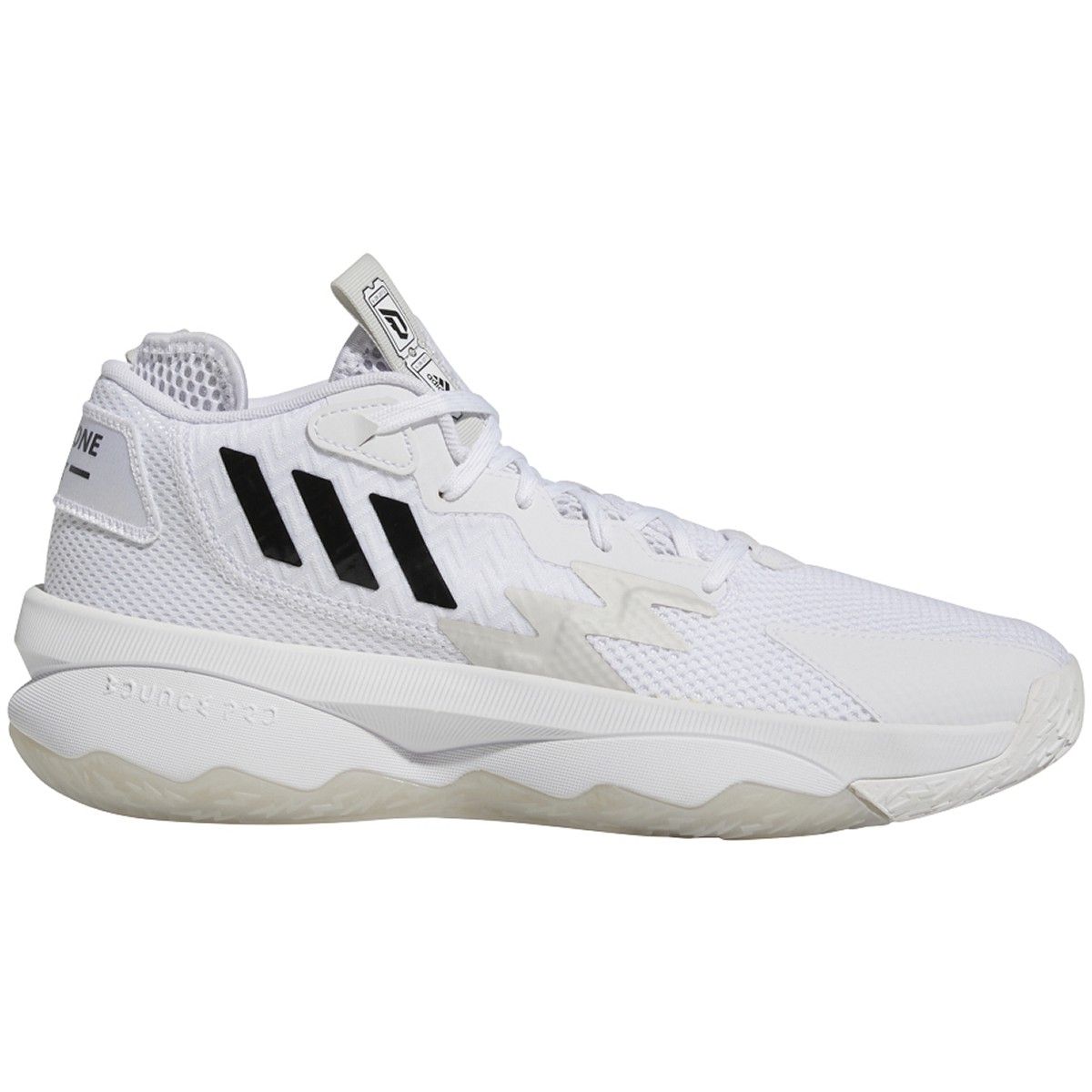 adidas Dame 8 Damian Lillard Basketball Shoes in White GY6462