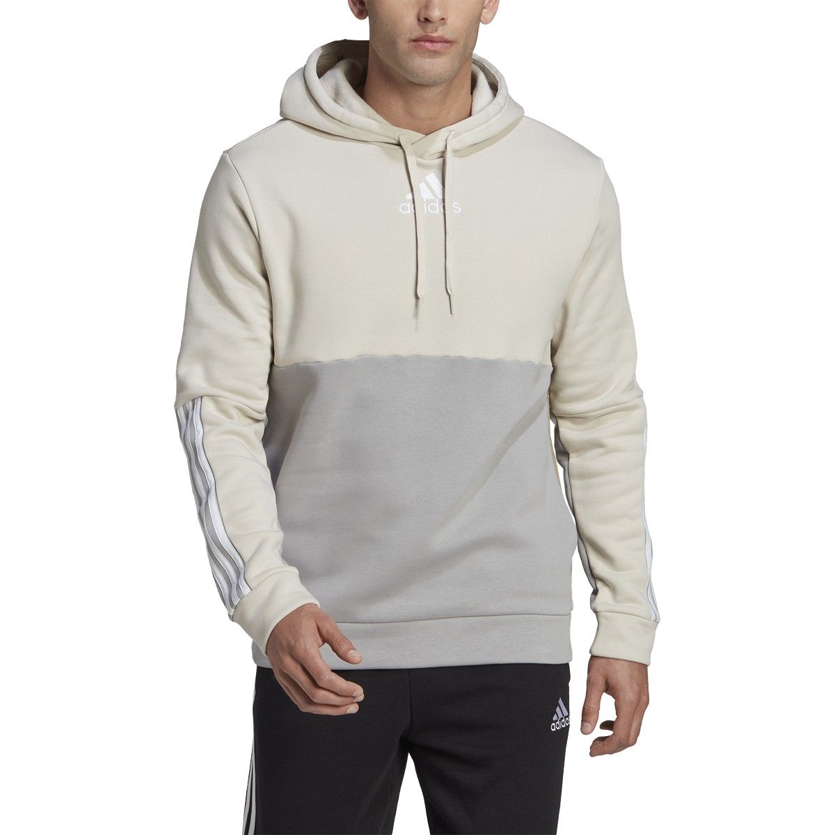 adidas Essentials Mens Color Block Hoodie