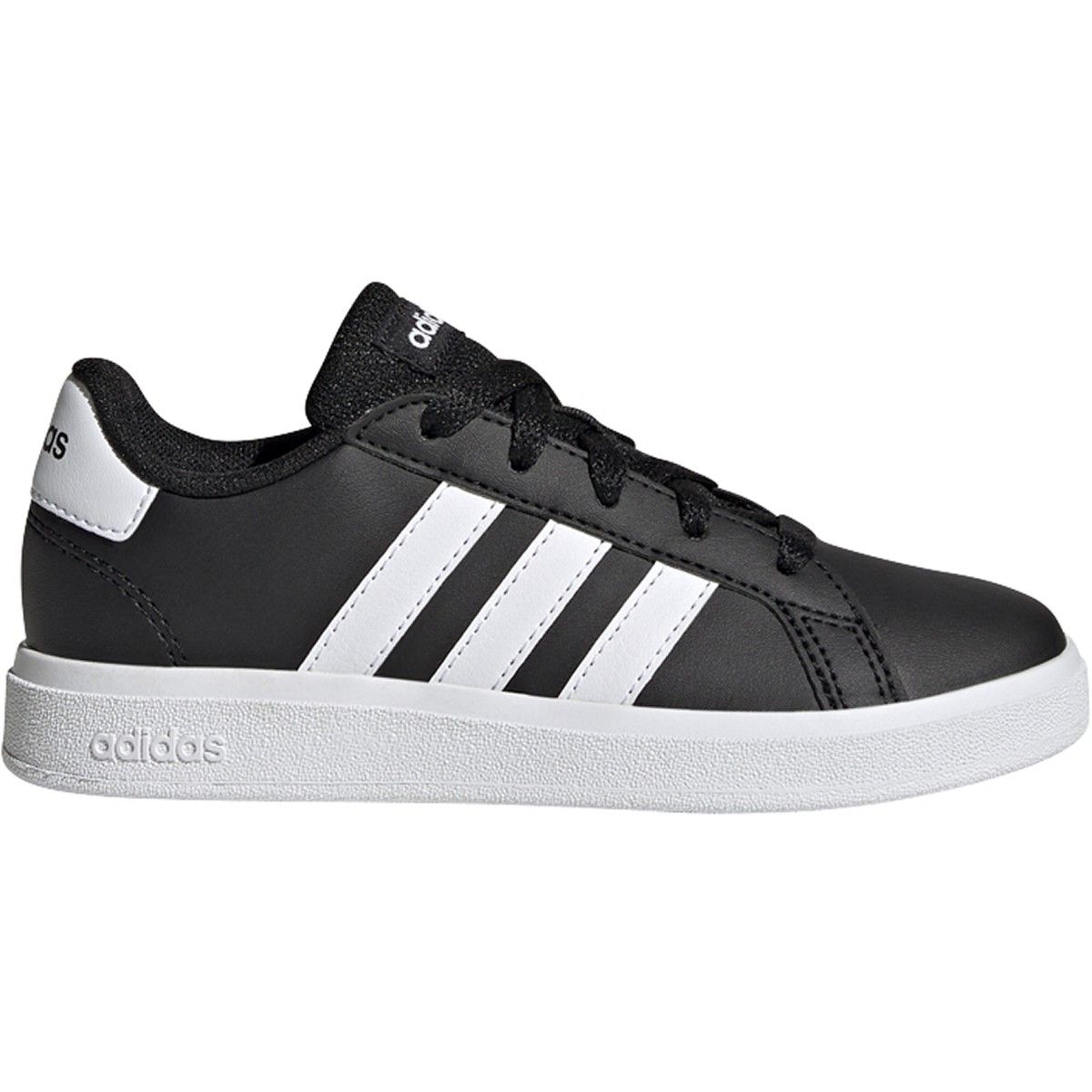 adidas Grand Court 2.0 Kids Tennis Shoe in Black GW6503