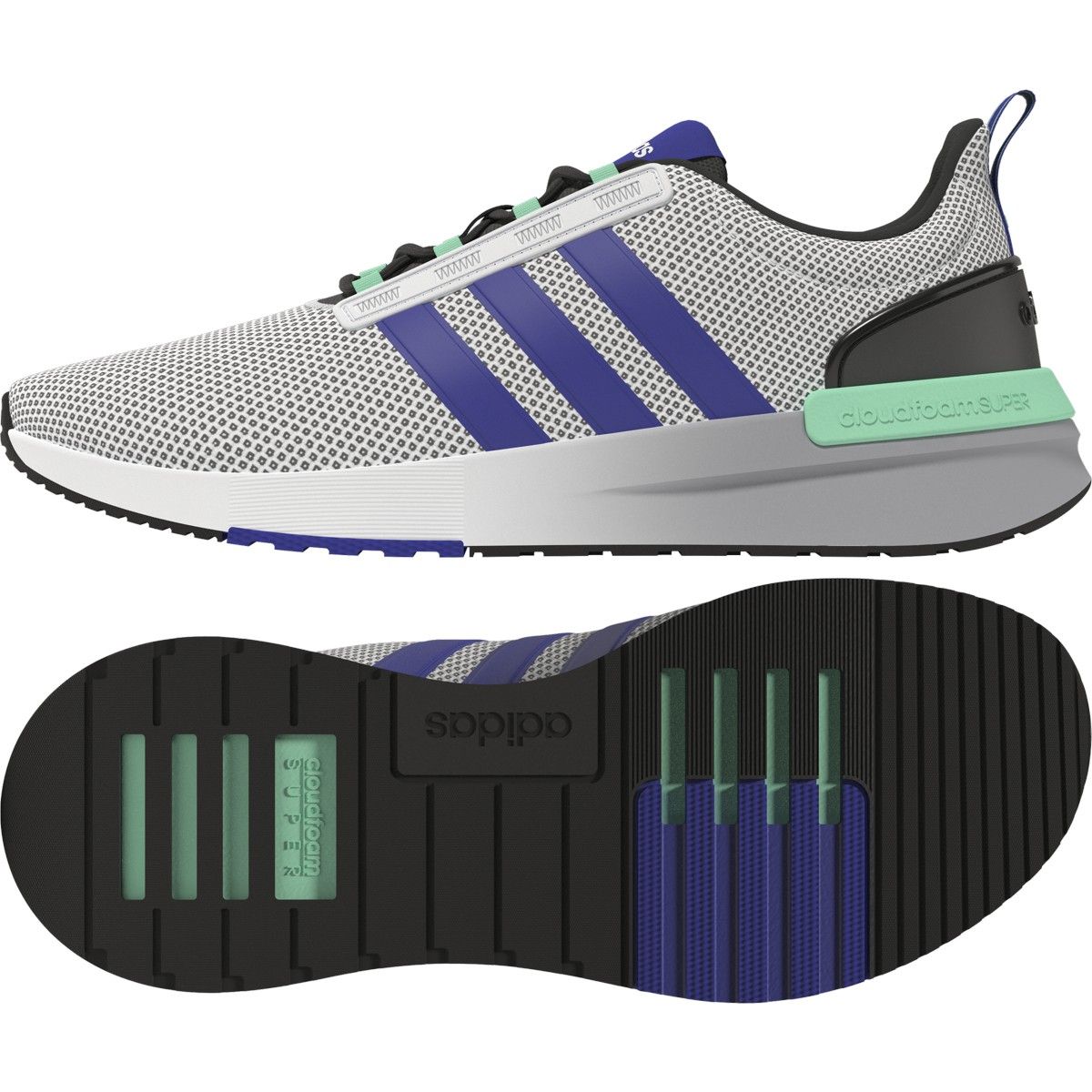 adidas gazelle silver green womens Adidas NEO Label SUPER RACER – HypeLifeSupply main image 1