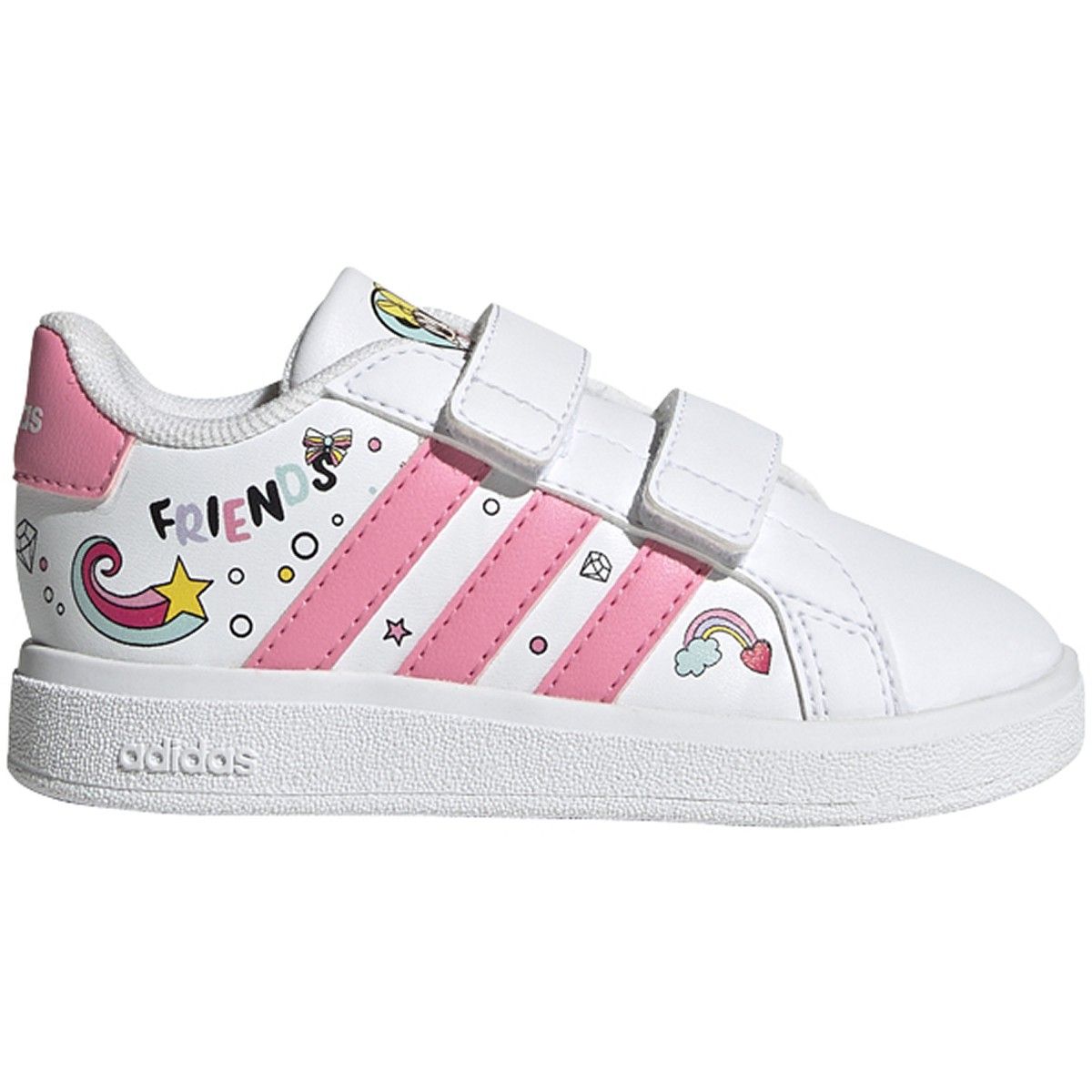 adidas x Disney Grand Court 2.0 Toddler Shoes with Minnie Mouse adidas x Disney Grand Court 2.0 Toddler Shoes with Minnie Mouse