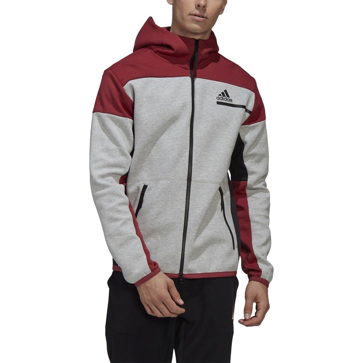 adidas zne storm heathered hoodie