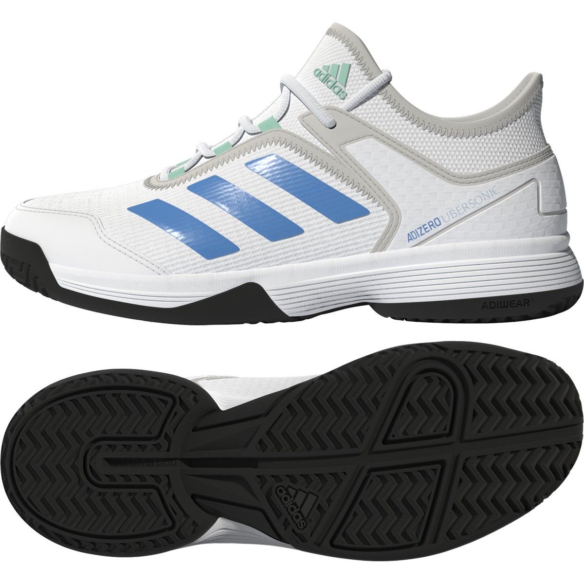 adidas gazelle silver green womens Adidas Kids Ubersonic 4 Tennis Shoes – Drop Shots Pro Shop main image 0