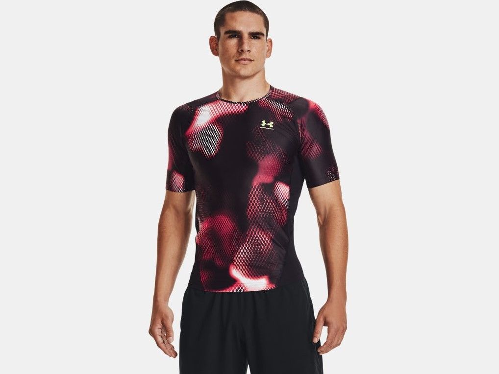 Under Armour Iso-Chill Compression Printed Mens Short Sleeve