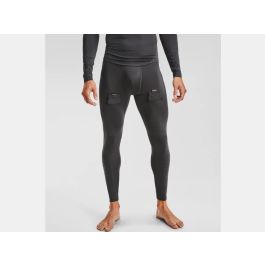 Under Armour Mens Hockey Compression Leggings in Jet Gray Mod Gray 1356492 010