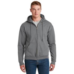 Jerzees Super Sweats NuBlend Full Zip Mens Hooded Sweatshirt