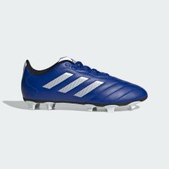 kids blue white and black adidas firm ground soccer cleats