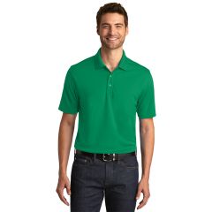Port Authority Dry Zone UV Micro-Mesh Mens Short Sleeve Polo in Bright Green Kelly | K110