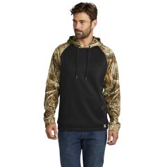 Russell Outdoors Realtree Performance Colorblock Mens Pullover Hoodie