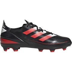 kids black red and white adidas soccer cleats