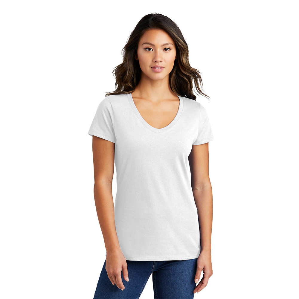 Port and Company Fan Favorite Womens V-Neck T-Shirt