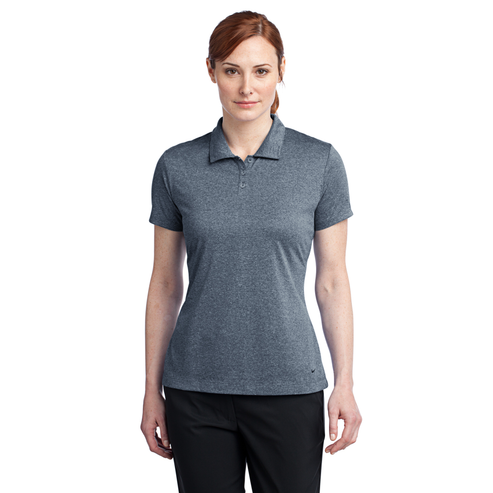 Nike Womens Dri-FIT Heather Golf Polo