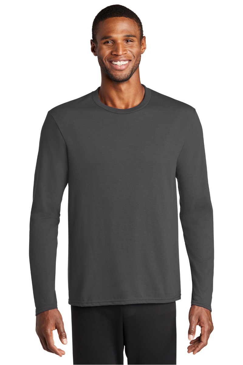 Port and Company Performance Blend Long Sleeve Mens T-Shirt