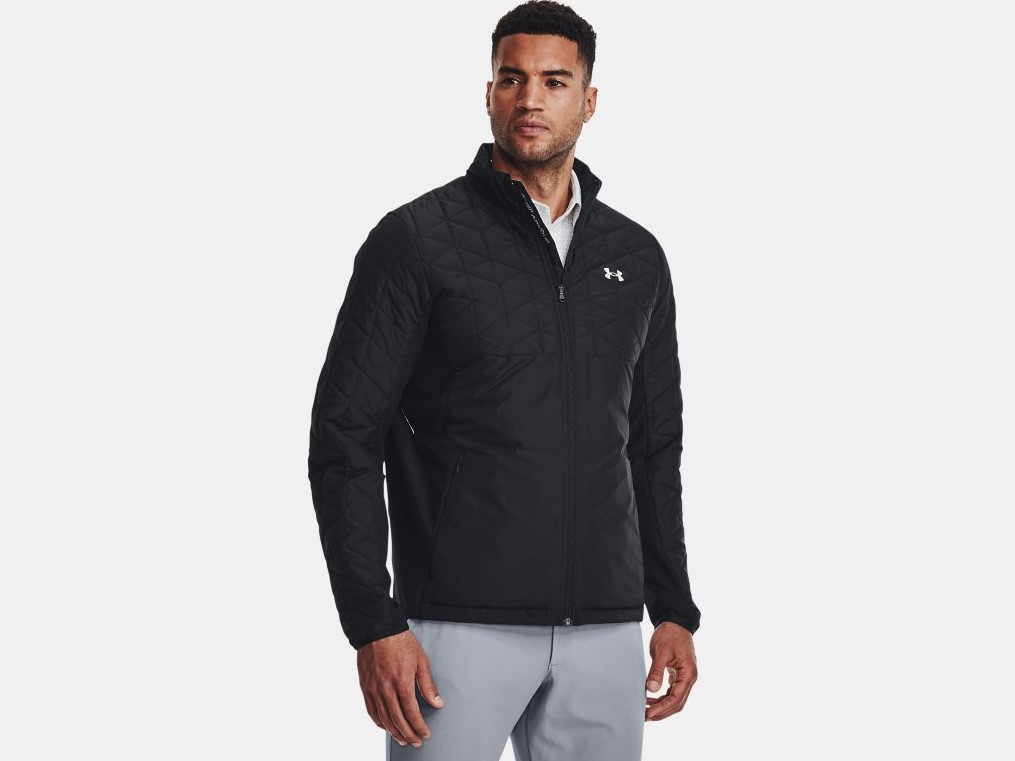 Under Armour ColdGear Reactor Mens Golf Hybrid Jacket in BlackReflective 1364642002